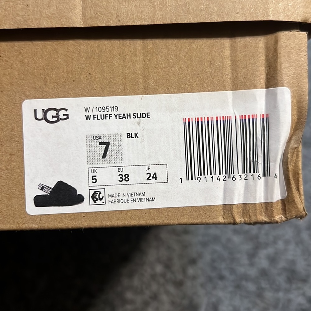 Ugg Australia With Fluff Yeah Black Slides Women’… - image 4